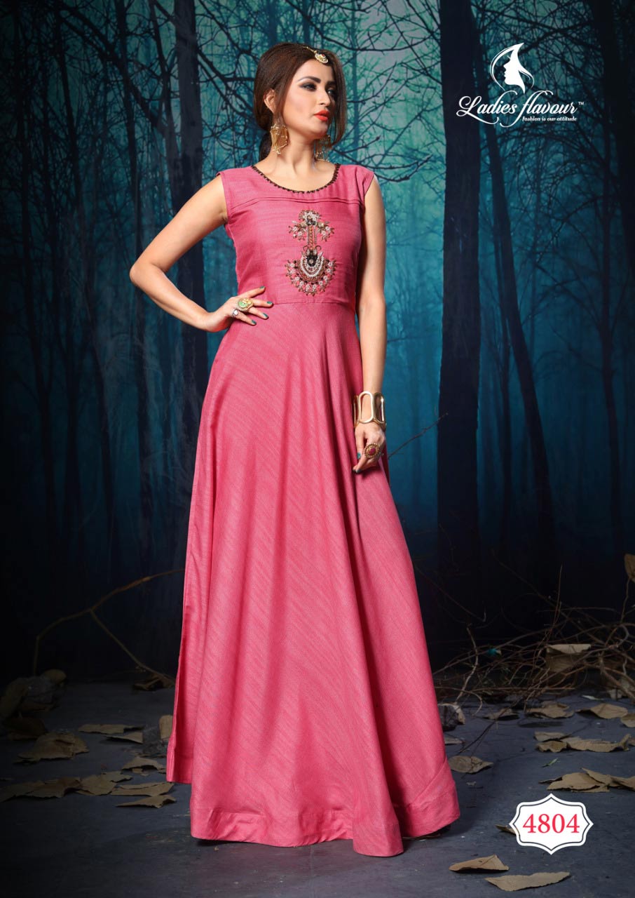 Lotus Ladies Flavour Silk Handwork Gown Manufacturer Lotus Ladies Flavour Silk Handwork Gown Manufacturer